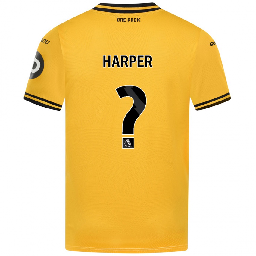 Kinder Fraser Harper #0 Gelb Heimtrikot Trikot 2024/25 T-Shirt