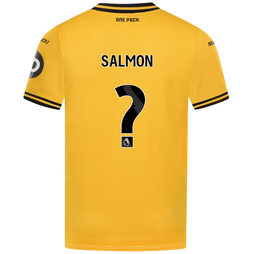 Kinder Fabian Salmon #0 Gelb Heimtrikot Trikot 2024/25 T-Shirt