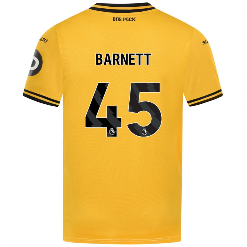 Kinder Ty Barnett #45 Gelb Heimtrikot Trikot 2024/25 T-Shirt