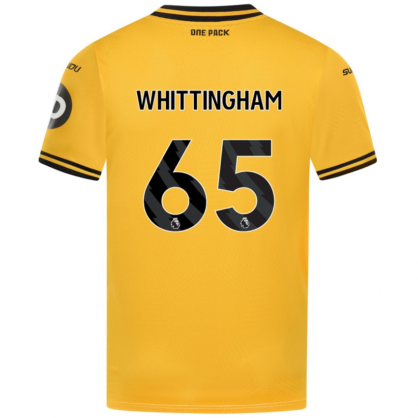 Kinder Matthew Whittingham #65 Gelb Heimtrikot Trikot 2024/25 T-Shirt