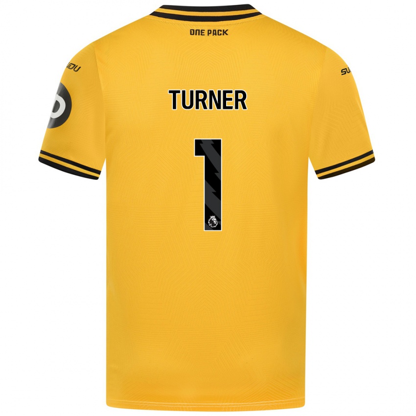 Kinder Shannon Turner #1 Gelb Heimtrikot Trikot 2024/25 T-Shirt