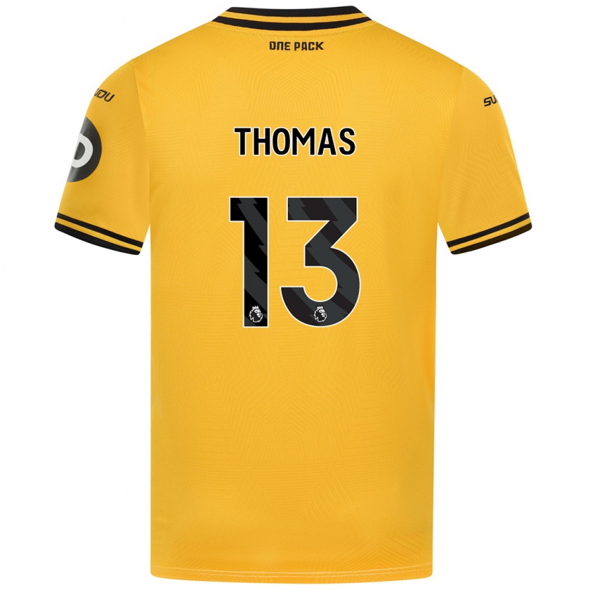 Kinder Bec Thomas #13 Gelb Heimtrikot Trikot 2024/25 T-Shirt