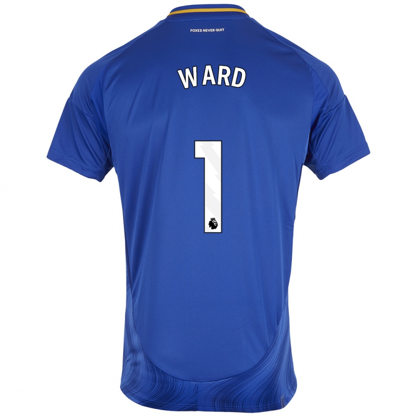 Kinder Danny Ward #1 Blau Weiß Heimtrikot Trikot 2024/25 T-Shirt