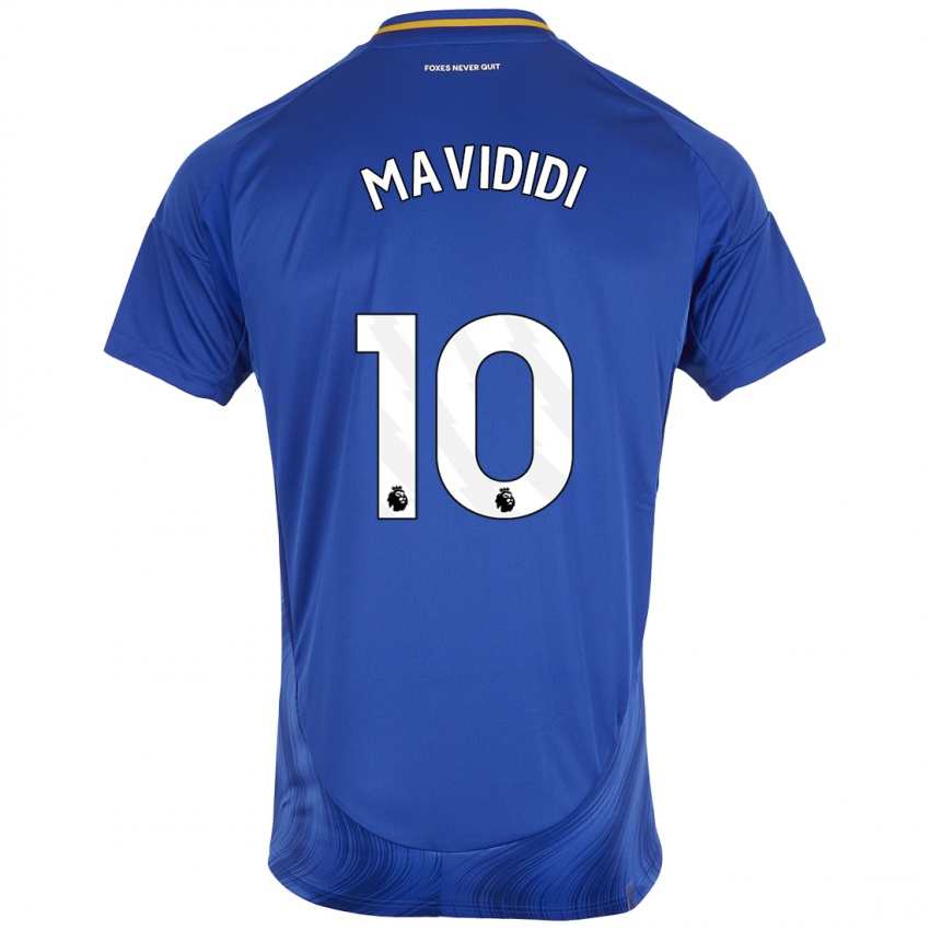 Kinder Stephy Mavididi #10 Blau Weiß Heimtrikot Trikot 2024/25 T-Shirt