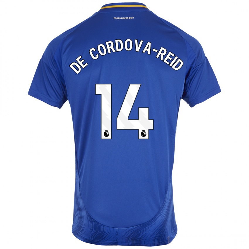 Kinder Bobby De Cordova-Reid #14 Blau Weiß Heimtrikot Trikot 2024/25 T-Shirt