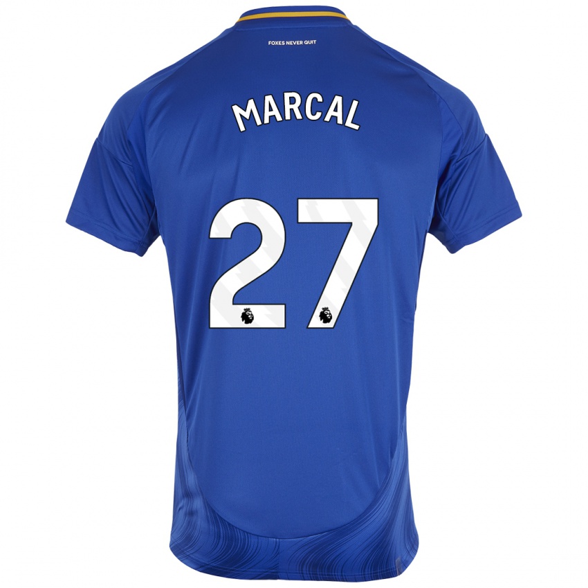 Kinder Wanya Marçal #27 Blau Weiß Heimtrikot Trikot 2024/25 T-Shirt