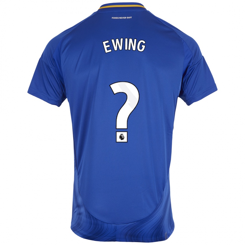 Kinder Oliver Ewing #0 Blau Weiß Heimtrikot Trikot 2024/25 T-Shirt