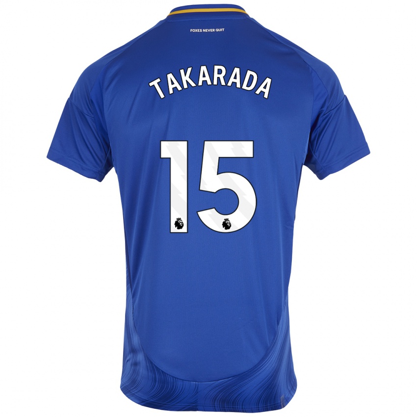 Kinder Saori Takarada #15 Blau Weiß Heimtrikot Trikot 2024/25 T-Shirt