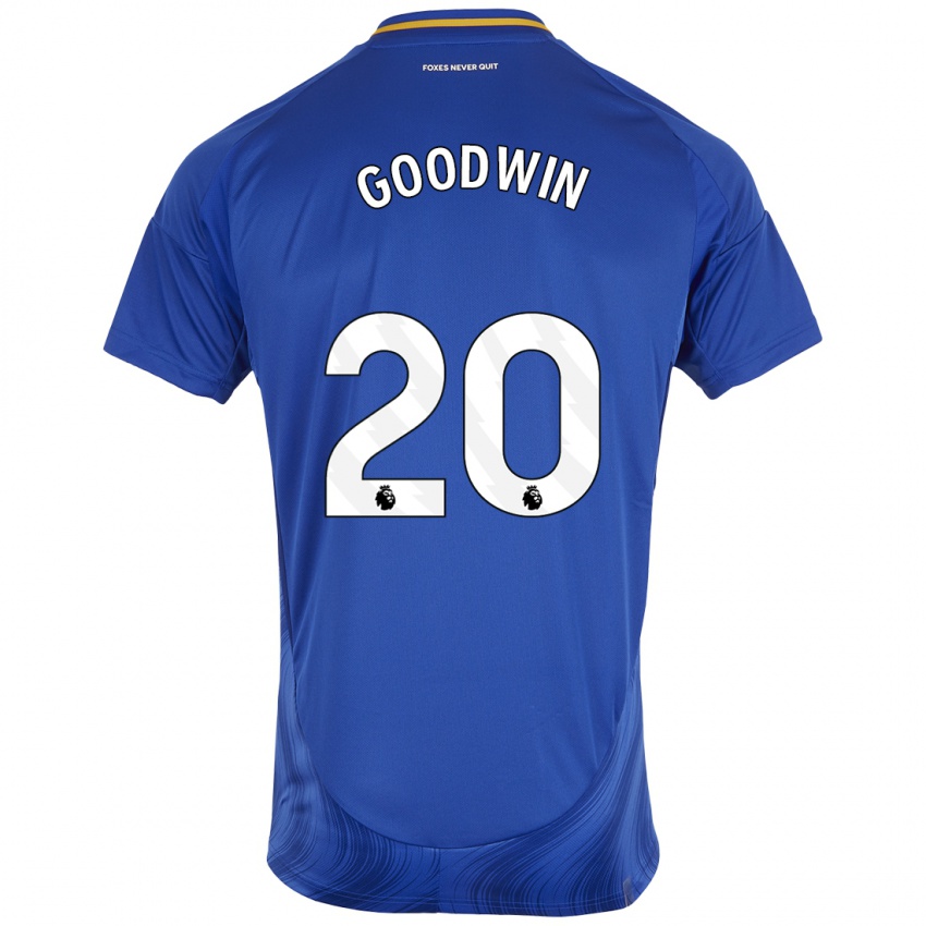 Kinder Missy Goodwin #20 Blau Weiß Heimtrikot Trikot 2024/25 T-Shirt