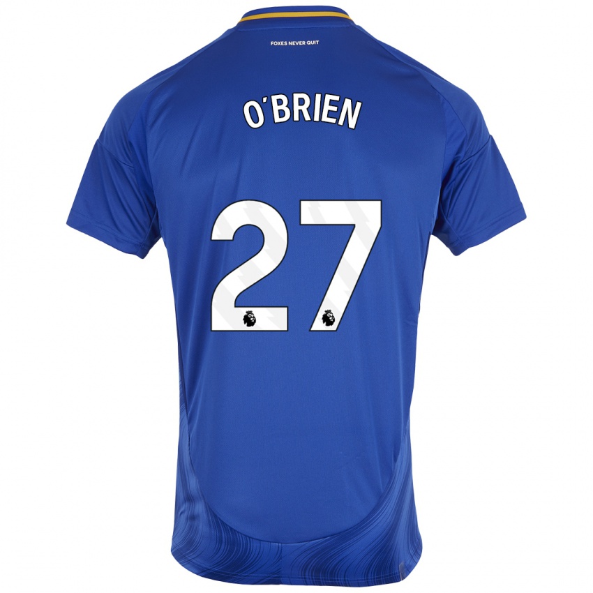 Kinder Shannon O'brien #27 Blau Weiß Heimtrikot Trikot 2024/25 T-Shirt