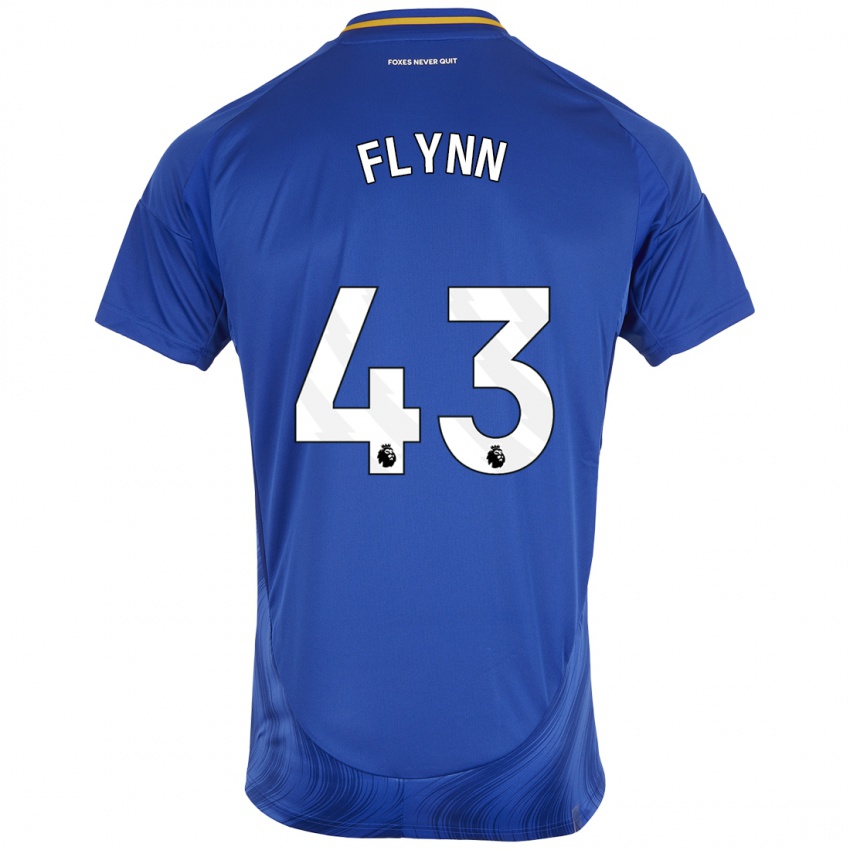 Kinder Shane Flynn #43 Blau Weiß Heimtrikot Trikot 2024/25 T-Shirt