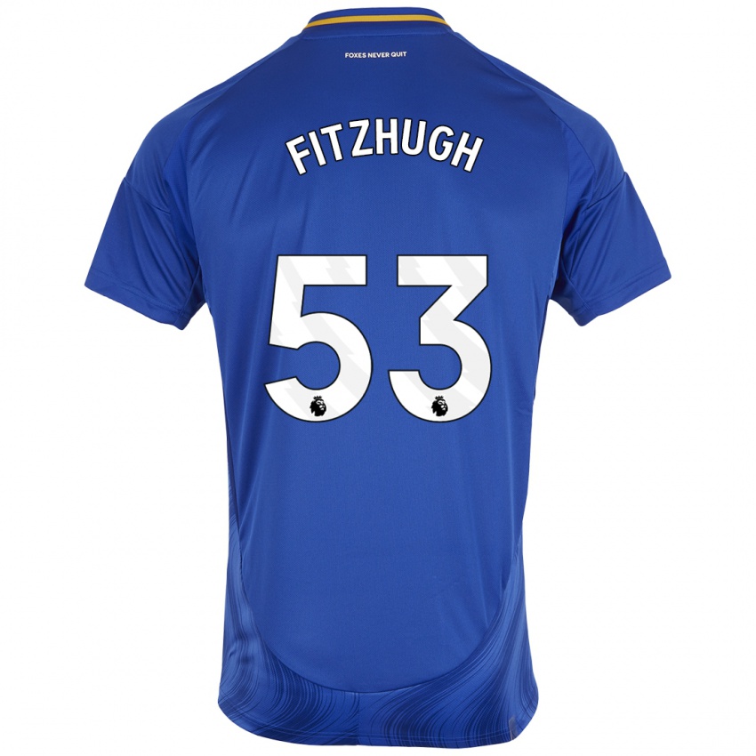 Kinder Ethan Fitzhugh #53 Blau Weiß Heimtrikot Trikot 2024/25 T-Shirt