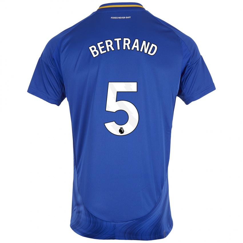 Kinder Ryan Bertrand #5 Blau Weiß Heimtrikot Trikot 2024/25 T-Shirt