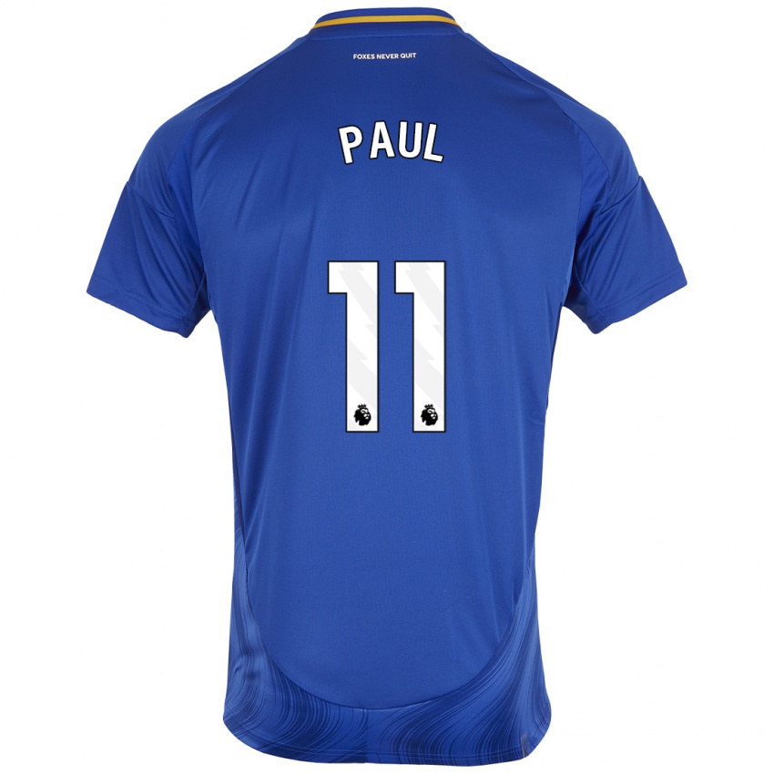 Kinder Lachante Paul #11 Blau Weiß Heimtrikot Trikot 2024/25 T-Shirt