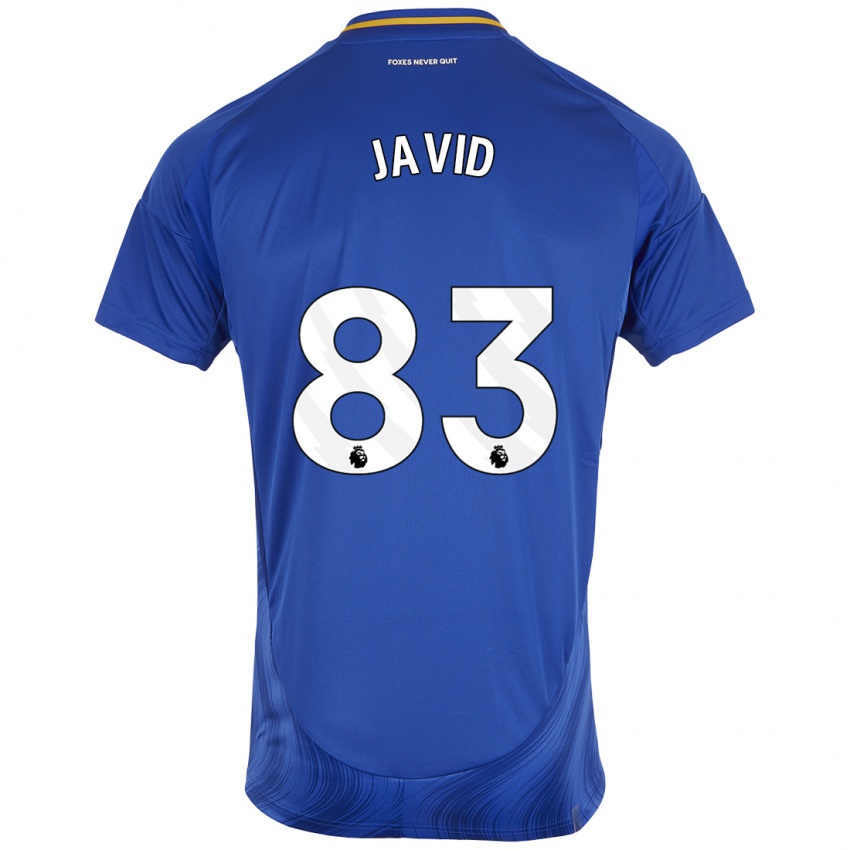 Kinder Abdullah Javid #83 Blau Weiß Heimtrikot Trikot 2024/25 T-Shirt