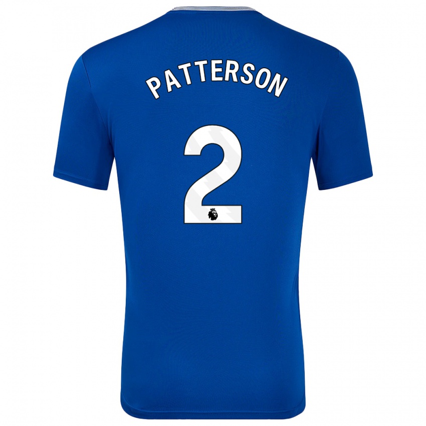 Kinder Nathan Patterson #2 Blau Mit Heimtrikot Trikot 2024/25 T-Shirt