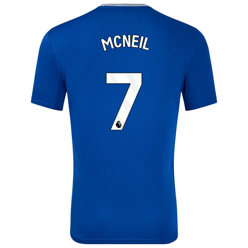 Kinder Dwight Mcneil #7 Blau Mit Heimtrikot Trikot 2024/25 T-Shirt