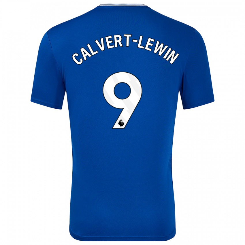 Kinder Dominic Calvert-Lewin #9 Blau Mit Heimtrikot Trikot 2024/25 T-Shirt