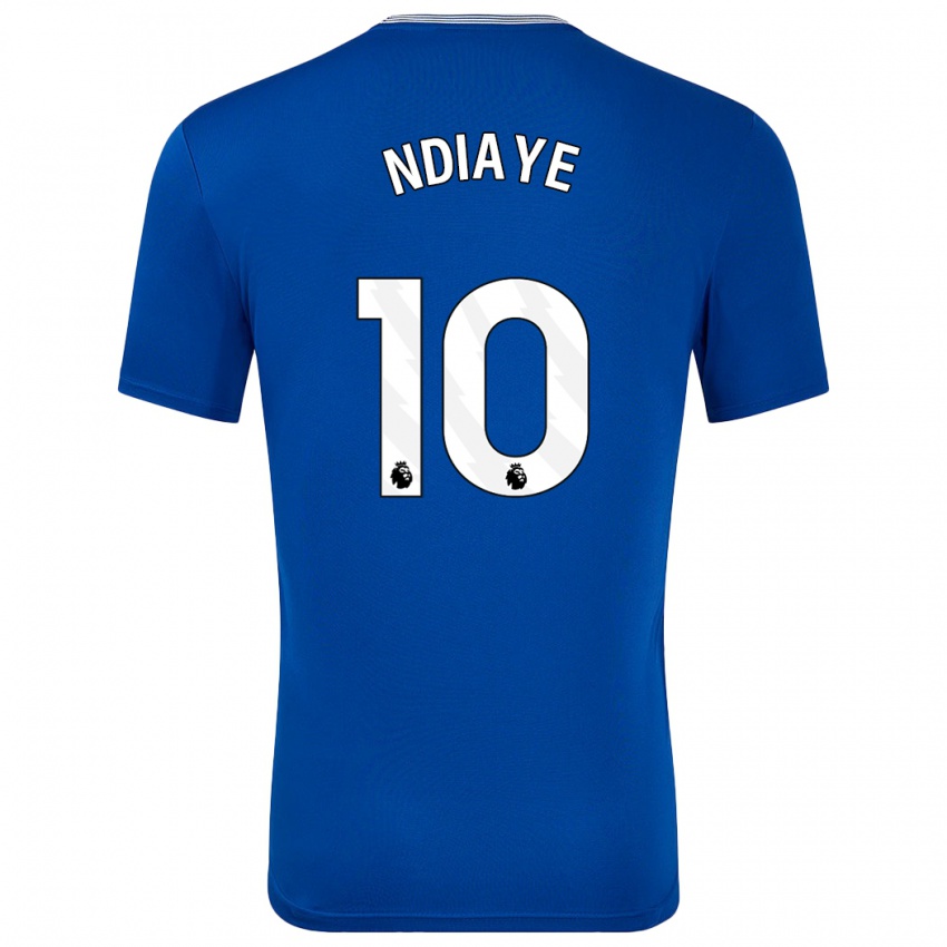 Kinder Iliman Ndiaye #10 Blau Mit Heimtrikot Trikot 2024/25 T-Shirt