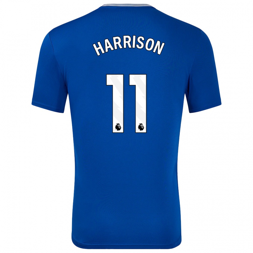 Kinder Jack Harrison #11 Blau Mit Heimtrikot Trikot 2024/25 T-Shirt