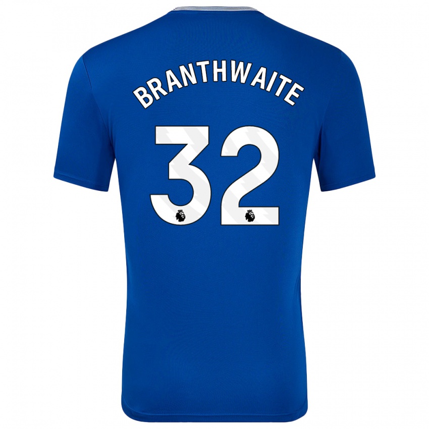 Kinder Jarrad Branthwaite #32 Blau Mit Heimtrikot Trikot 2024/25 T-Shirt