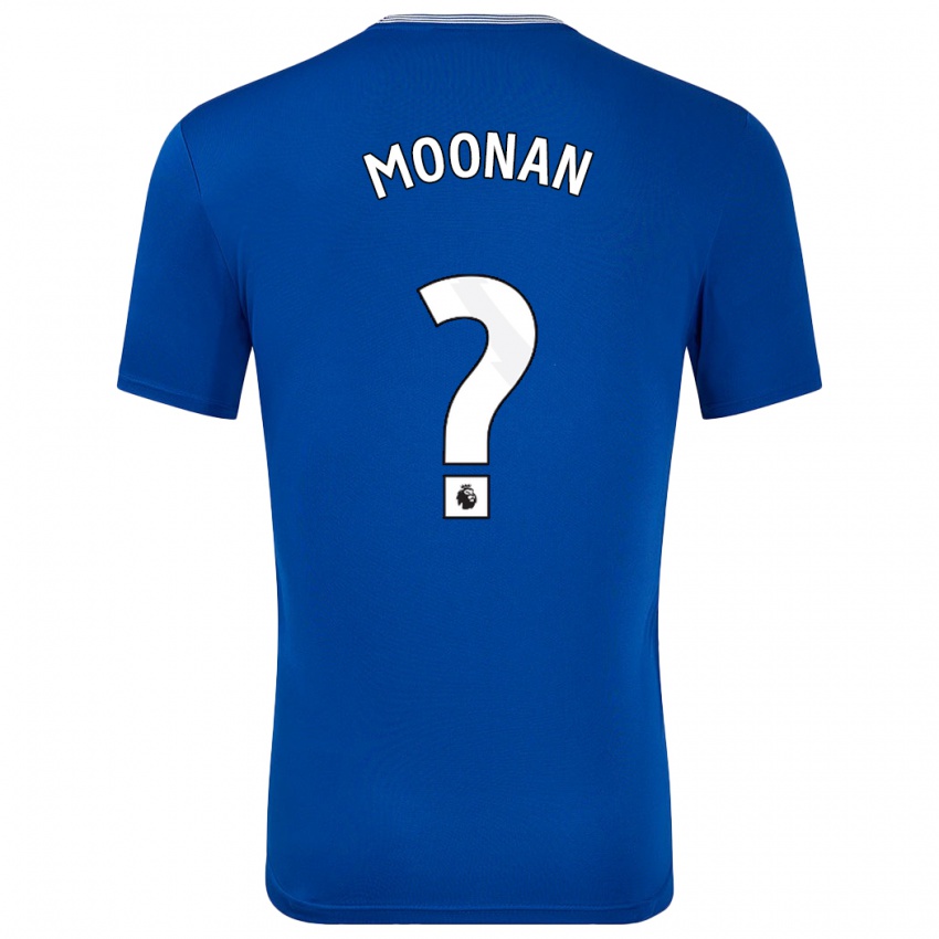 Kinder Bradley Moonan #0 Blau Mit Heimtrikot Trikot 2024/25 T-Shirt