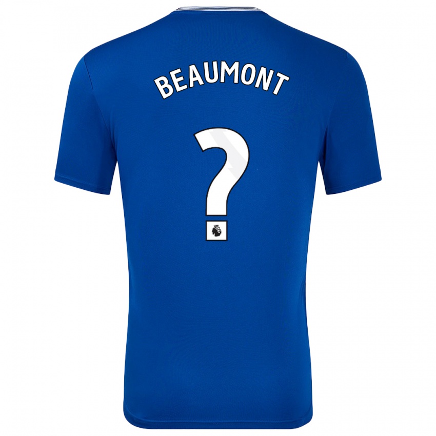 Kinder Jacob Beaumont-Clark #0 Blau Mit Heimtrikot Trikot 2024/25 T-Shirt