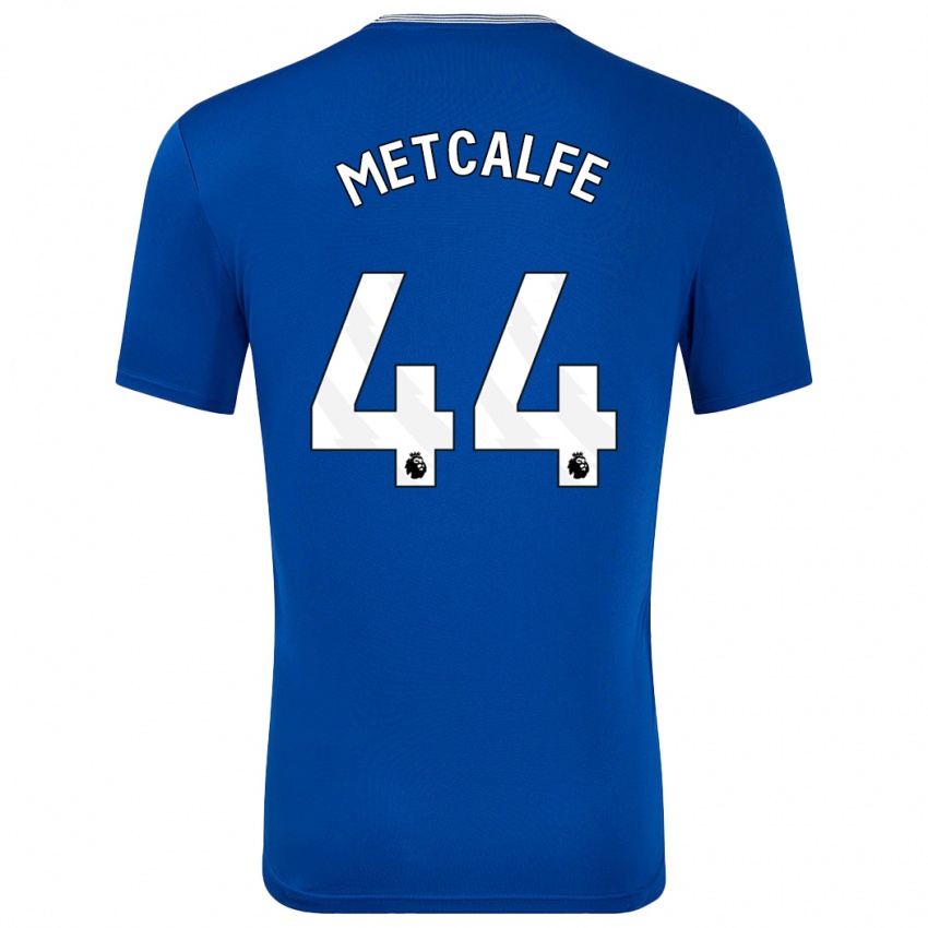 Kinder Jenson Metcalfe #44 Blau Mit Heimtrikot Trikot 2024/25 T-Shirt