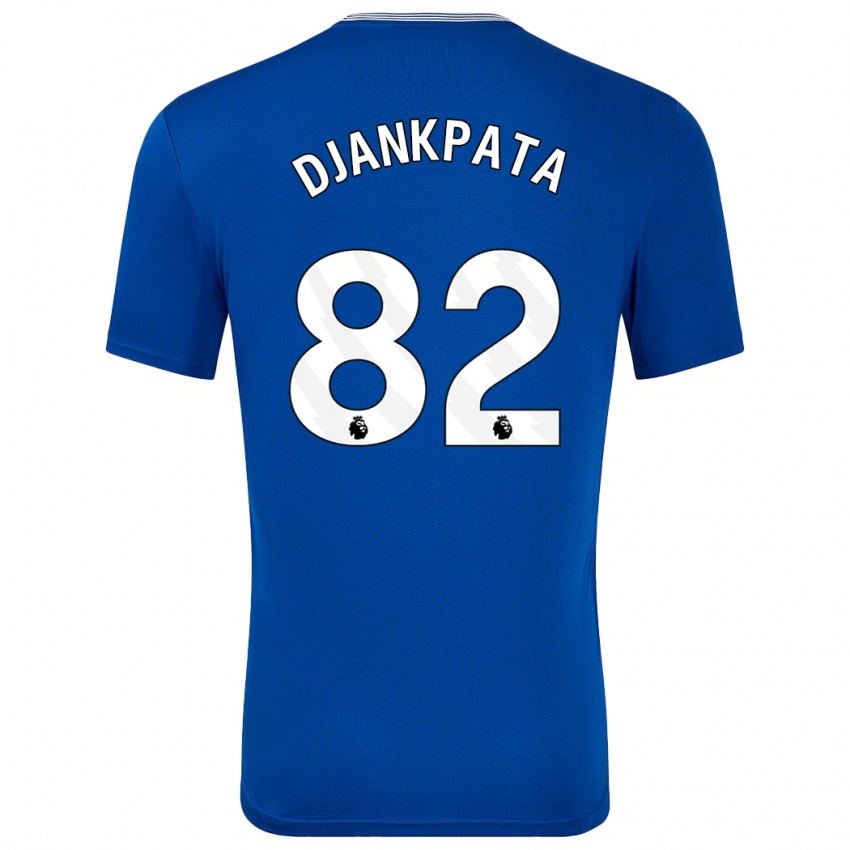 Kinder Halid Djankpata #82 Blau Mit Heimtrikot Trikot 2024/25 T-Shirt