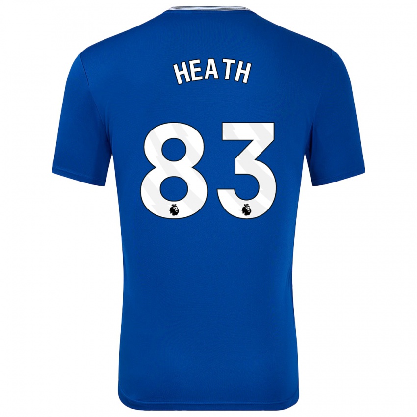 Kinder Isaac Heath #83 Blau Mit Heimtrikot Trikot 2024/25 T-Shirt