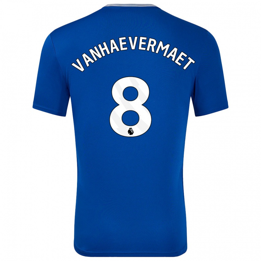 Kinder Justine Vanhaevermaet #8 Blau Mit Heimtrikot Trikot 2024/25 T-Shirt