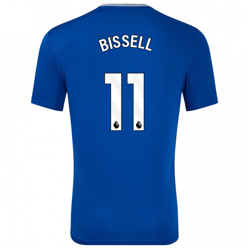 Kinder Emma Bissell #11 Blau Mit Heimtrikot Trikot 2024/25 T-Shirt