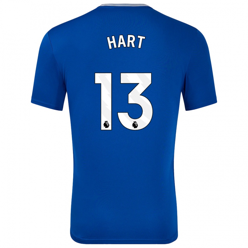 Kinder Libby Hart #13 Blau Mit Heimtrikot Trikot 2024/25 T-Shirt