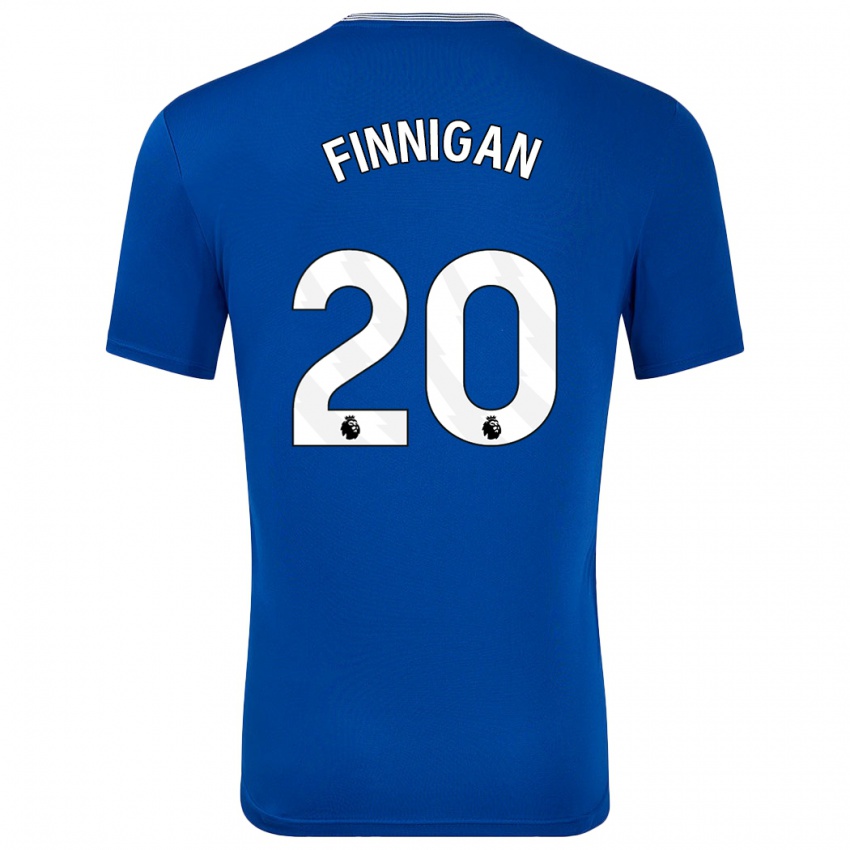 Kinder Megan Finnigan #20 Blau Mit Heimtrikot Trikot 2024/25 T-Shirt