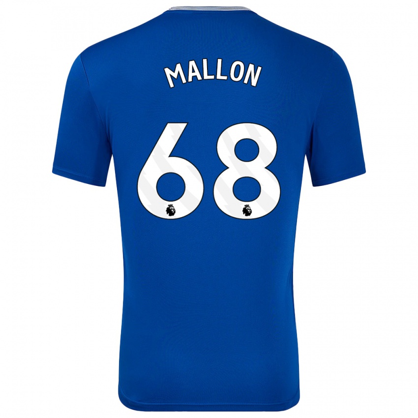 Kinder Mathew Mallon #68 Blau Mit Heimtrikot Trikot 2024/25 T-Shirt