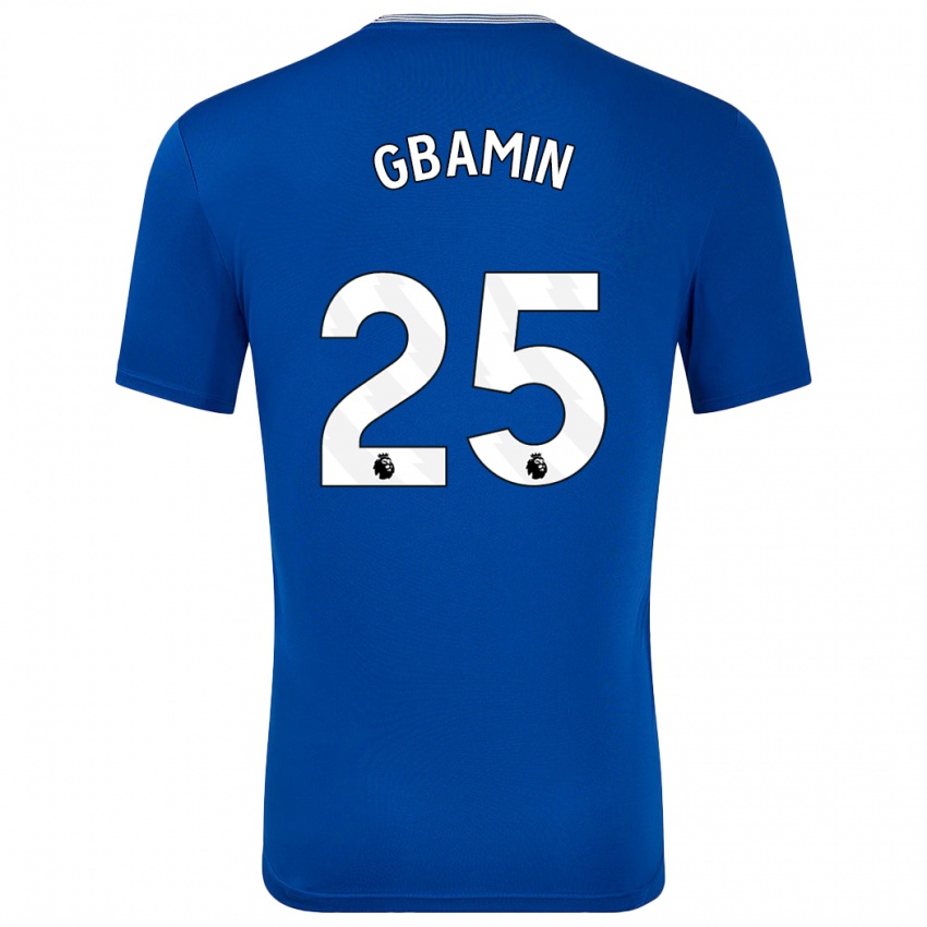 Kinder Jean-Philippe Gbamin #25 Blau Mit Heimtrikot Trikot 2024/25 T-Shirt