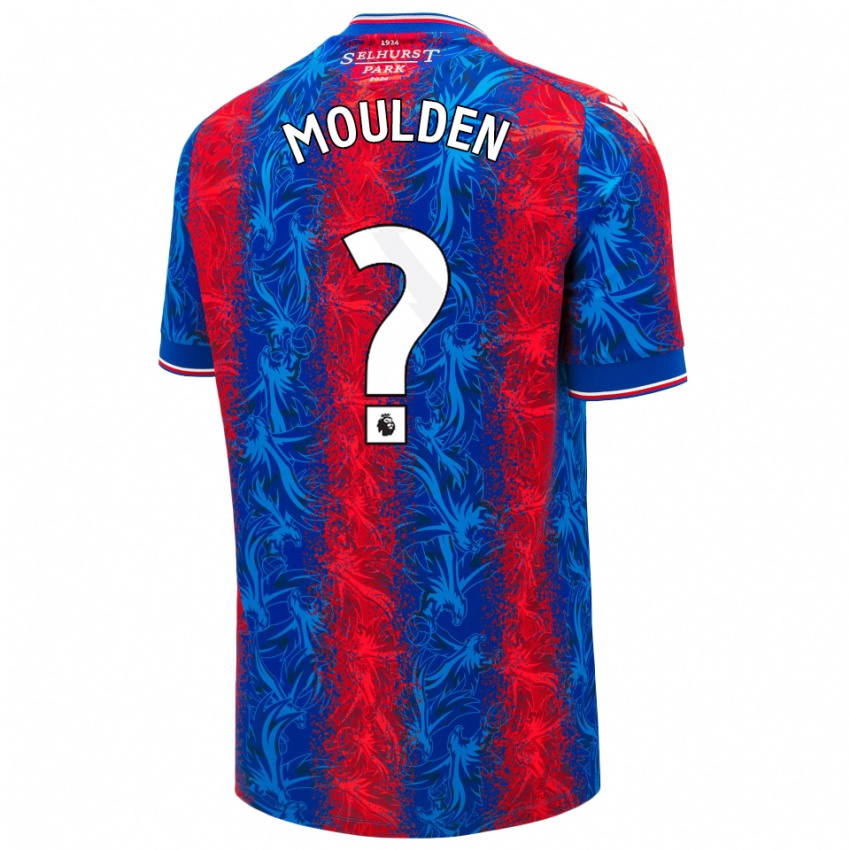 Kinder Louie Moulden #0 Rot Blauen Streifen Heimtrikot Trikot 2024/25 T-Shirt