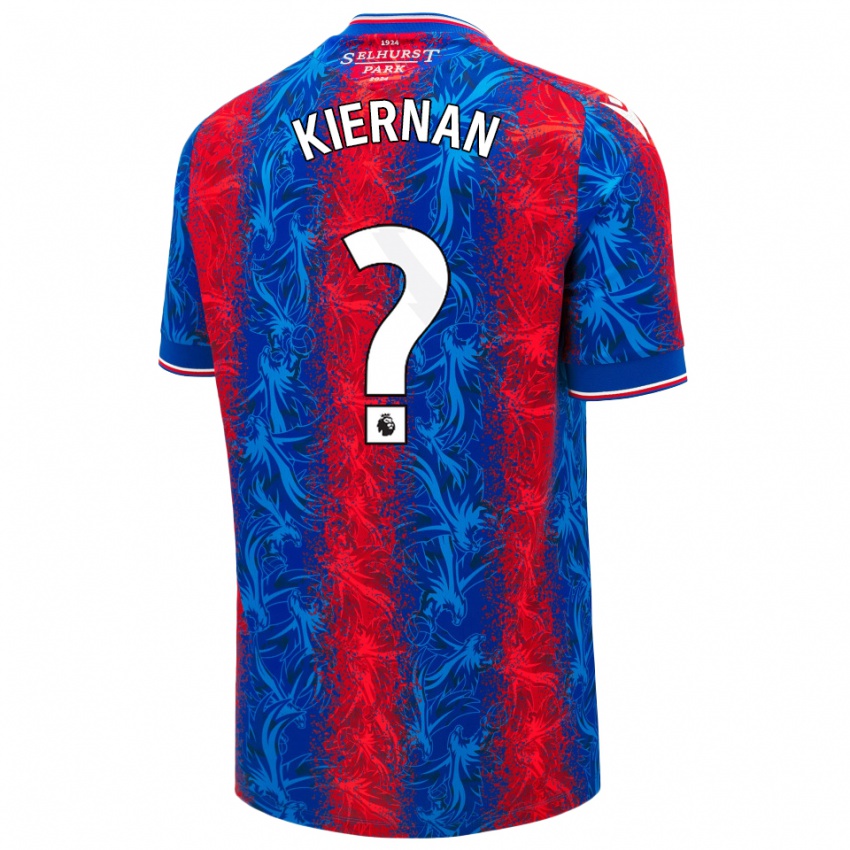 Kinder Brendan Kiernan #0 Rot Blauen Streifen Heimtrikot Trikot 2024/25 T-Shirt