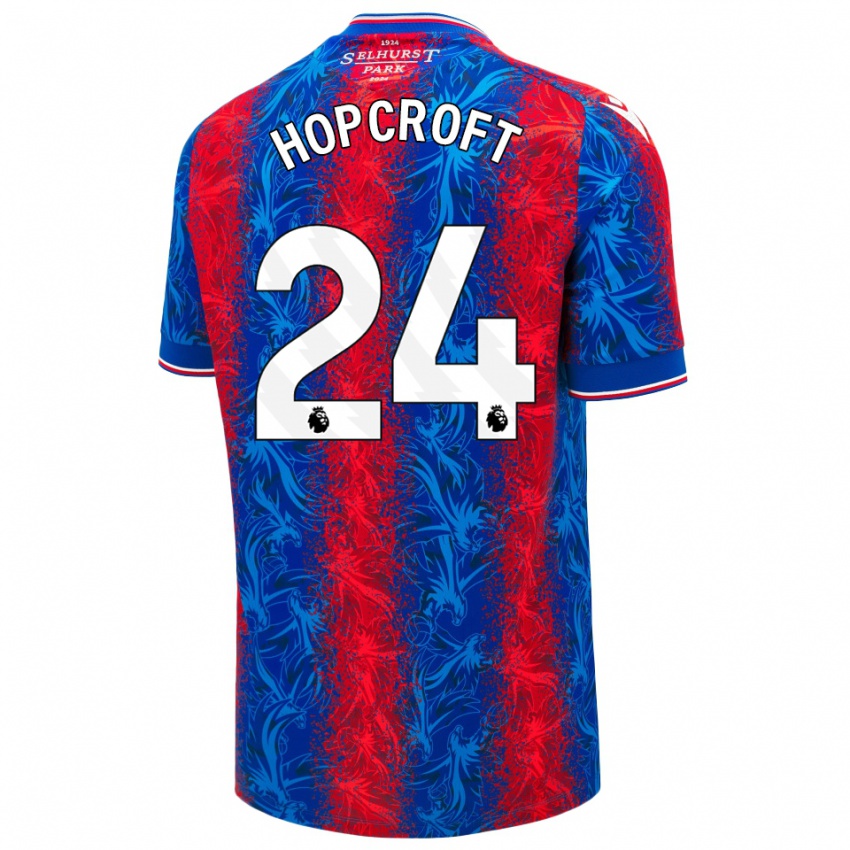 Kinder Shanade Hopcroft #24 Rot Blauen Streifen Heimtrikot Trikot 2024/25 T-Shirt