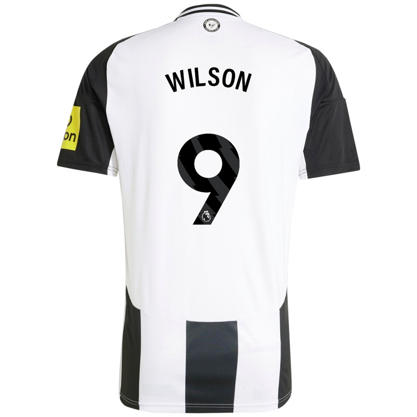 Kinder Callum Wilson #9 Weiß Schwarz Heimtrikot Trikot 2024/25 T-Shirt