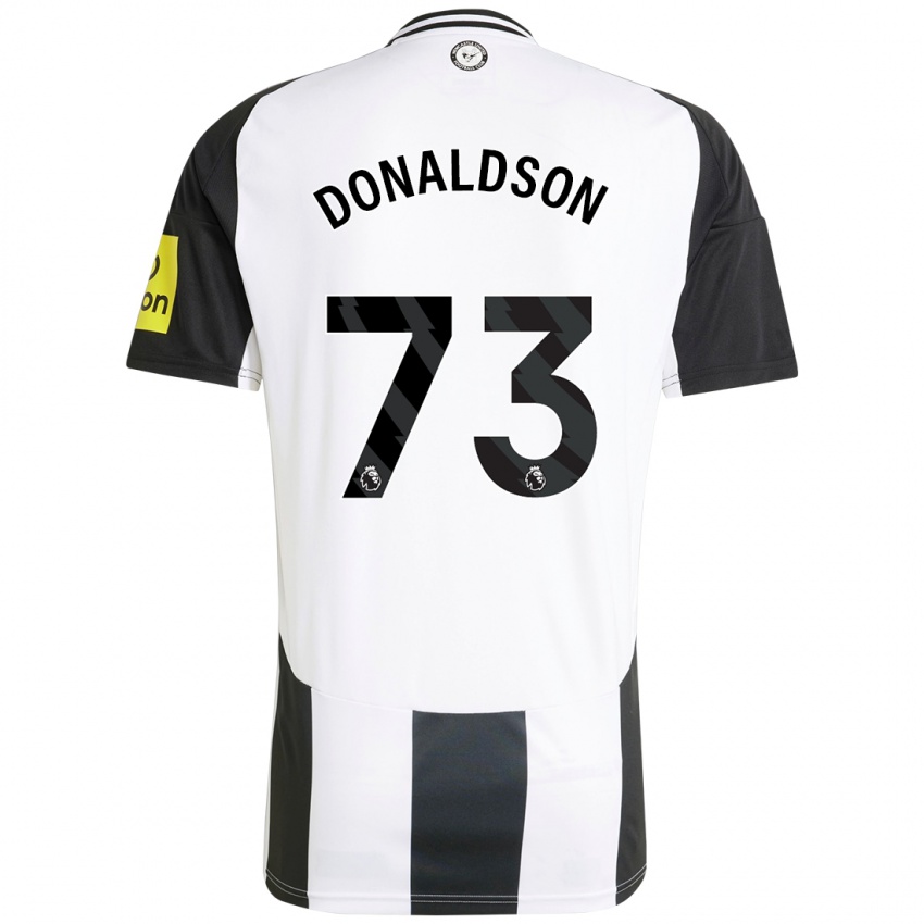 Kinder Josh Donaldson #73 Weiß Schwarz Heimtrikot Trikot 2024/25 T-Shirt