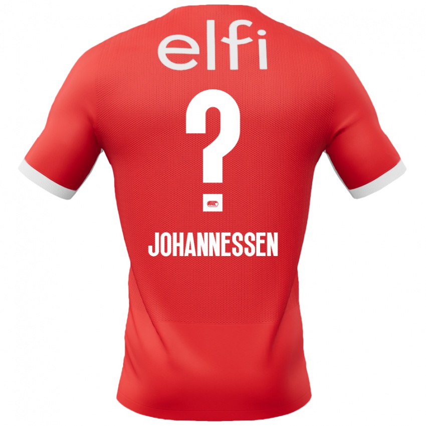 Kinder Tómas Johannessen #0 Rot Weiß Heimtrikot Trikot 2024/25 T-Shirt