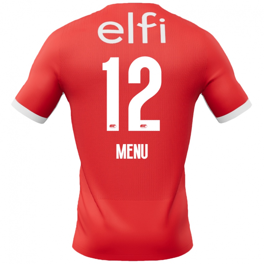 Kinder Mathijs Menu #12 Rot Weiß Heimtrikot Trikot 2024/25 T-Shirt