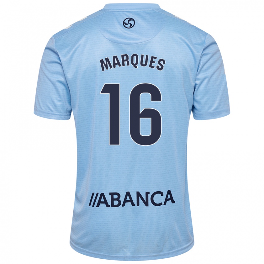 Kinder 
Jailson Marques Siqueira #16 Himmelblau Heimtrikot Trikot 2024/25 T-Shirt