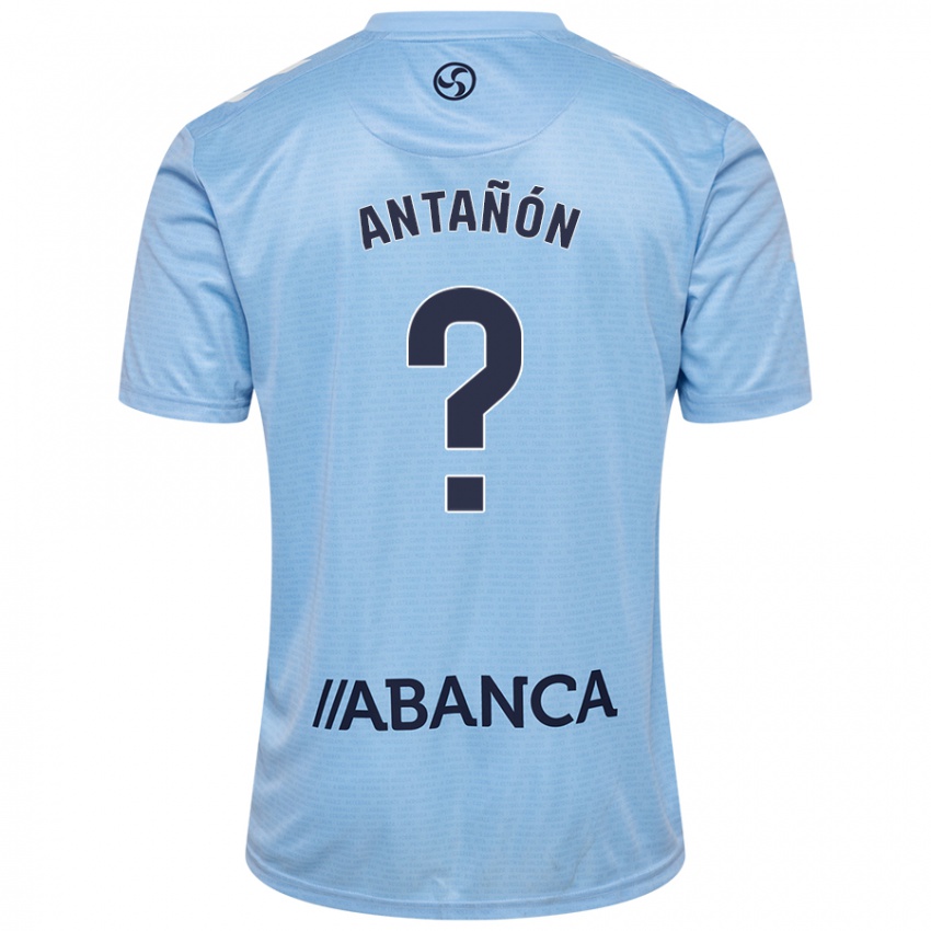 Kinder Andrés Antañón #0 Himmelblau Heimtrikot Trikot 2024/25 T-Shirt