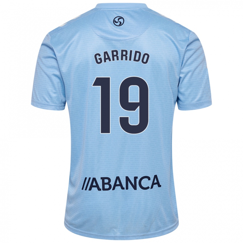 Kinder Manu Garrido #19 Himmelblau Heimtrikot Trikot 2024/25 T-Shirt