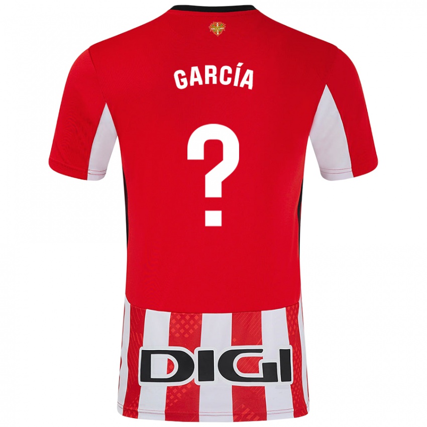 Kinder Simón García #0 Rot Weiß Heimtrikot Trikot 2024/25 T-Shirt