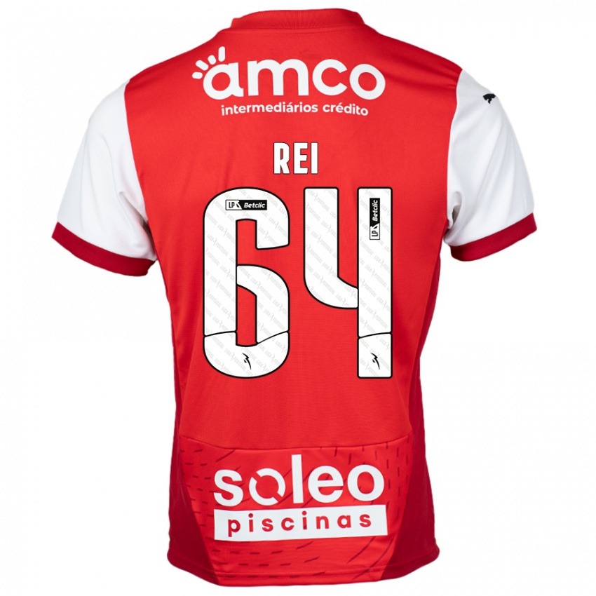 Kinder Ricardo Rei #64 Rot Weiß Heimtrikot Trikot 2024/25 T-Shirt