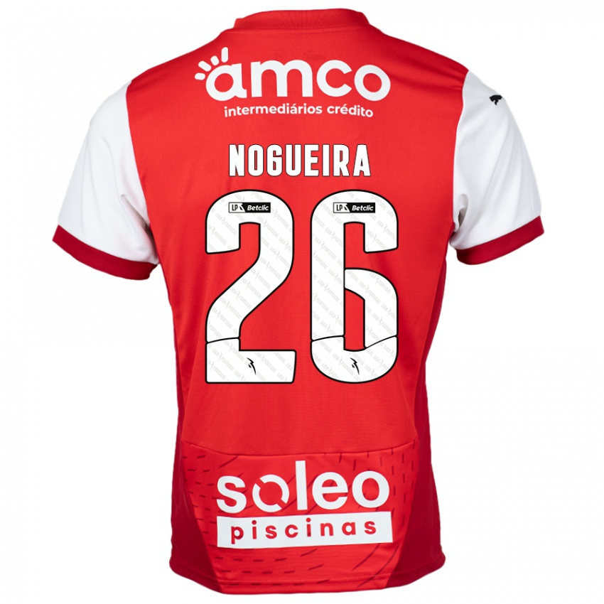 Kinder Ana Nogueira #26 Rot Weiß Heimtrikot Trikot 2024/25 T-Shirt