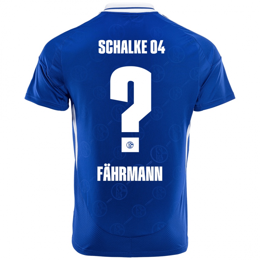 Kinder Ralf Fährmann #0 Königsblau Heimtrikot Trikot 2024/25 T-Shirt